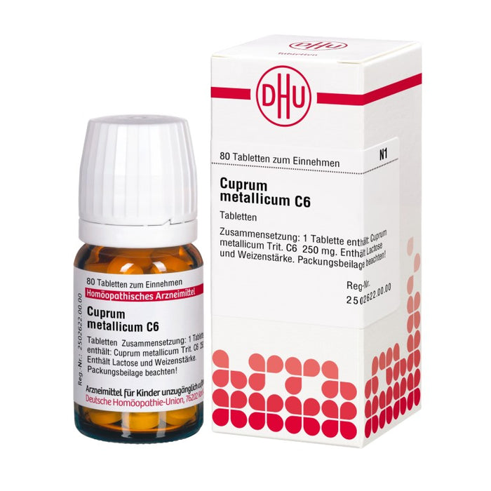 Cuprum metallicum C6 DHU Tabletten, 80 pcs. Tablets