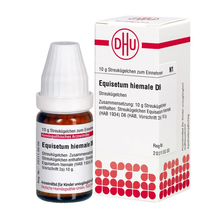 Equisetum hiemale D6 DHU Globuli, 10 g Globules