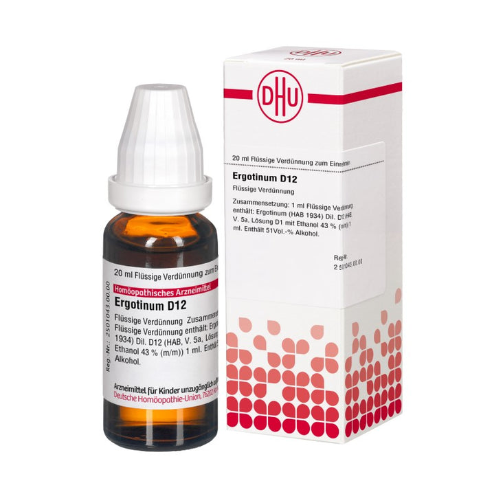 Ergotinum D12 DHU Dilution, 20 ml Solution