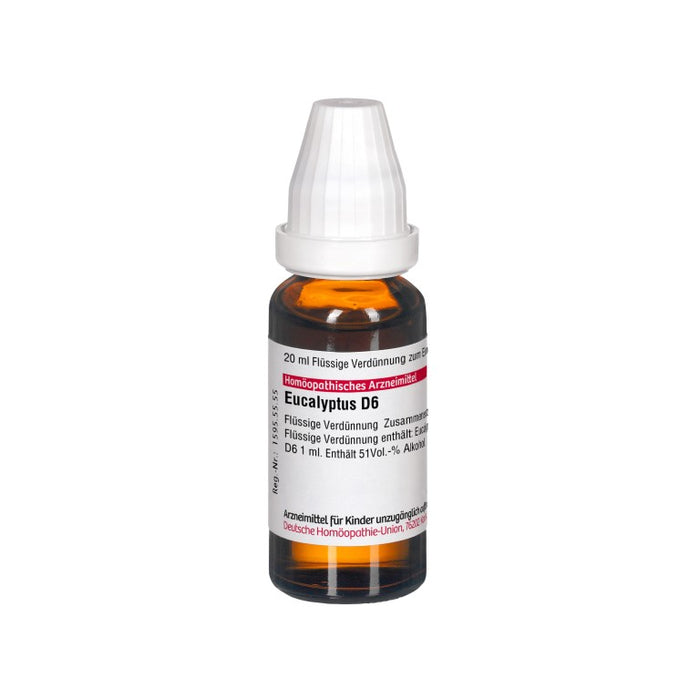 Eucalyptus D6 DHU Dilution, 20 ml Solution