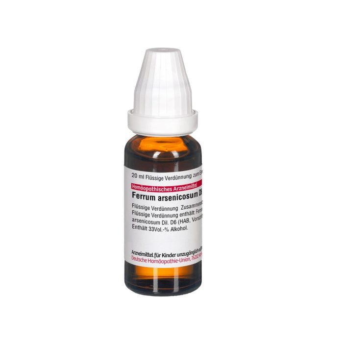 Ferrum arsenicosum D6 DHU Dilution, 20 ml Solution
