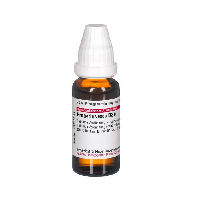 Fragaria vesca D30 DHU Dilution, 20 ml Solution