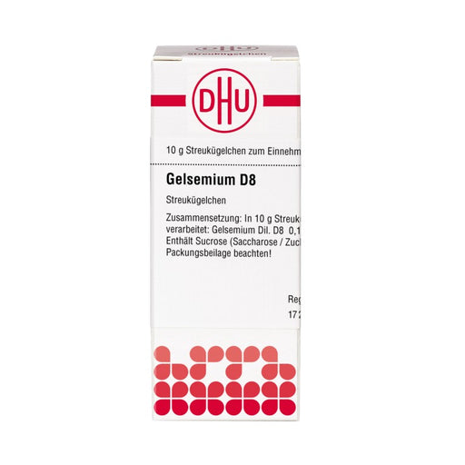 DHU Gelsemium D8 Streukügelchen, 10 g Globuli