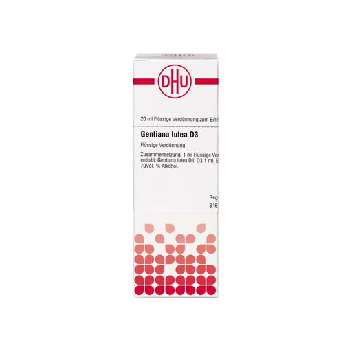 Gentiana lutea D3 DHU Dilution, 20 ml Lösung