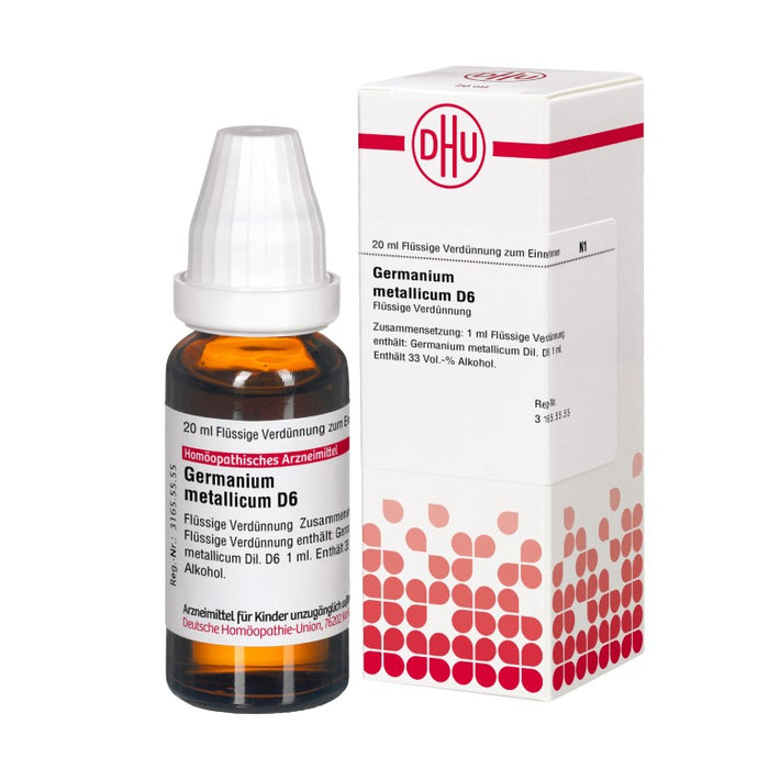 DHU Germanium metallicum D6 Dilution, 20 ml Solution