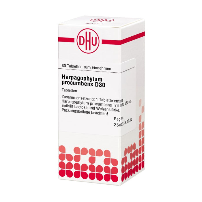 Harpagophytum procumbens D30 DHU Tabletten, 80 pc Tablettes
