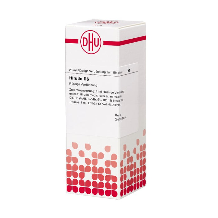 Hirudo D6 DHU Dilution, 20 ml Solution