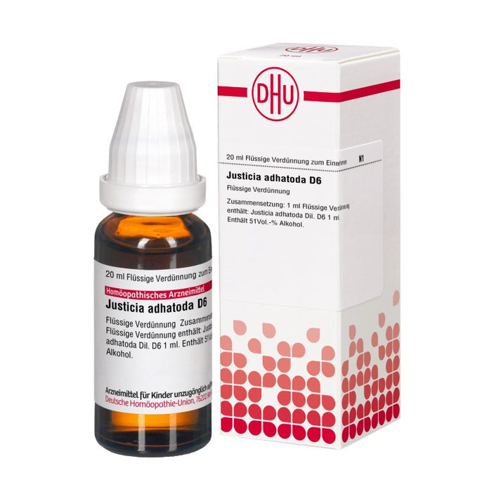 Justica adhatoda D6 DHU Dilution, 20 ml Solution