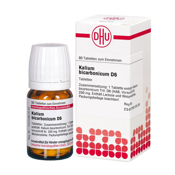 Kalium bicarbonicum D6 DHU Tabletten, 80 pc Tablettes