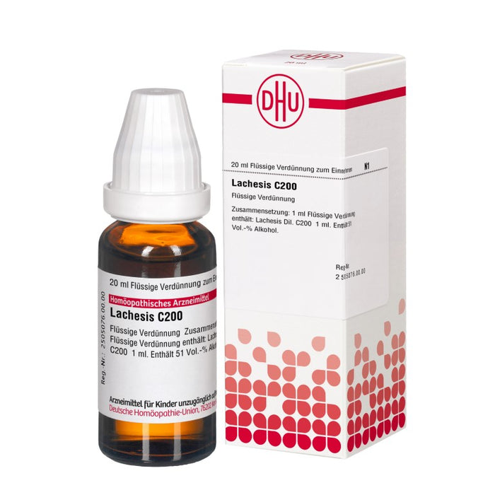DHU Lachesis C200 Dilution, 20 ml Solution