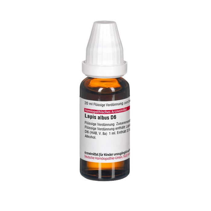 Lapis albus D6 DHU Dilution, 20 ml Solution
