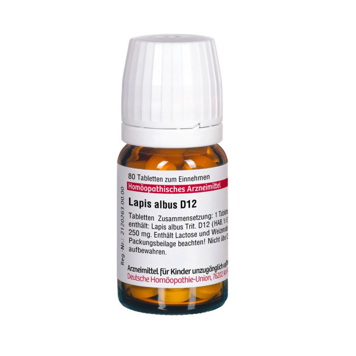 Lapis albus D12 DHU Tabletten, 80 pcs. Tablets
