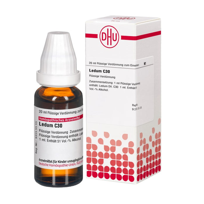 DHU Ledum C30 Dilution, 20 ml Solution