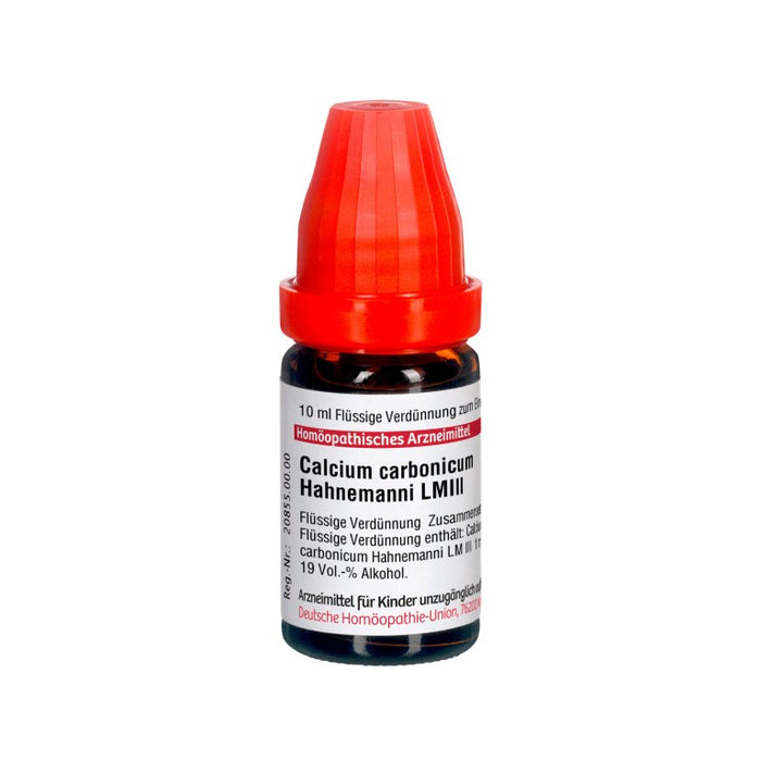 Calcium carbonicum Hahnemanni LM III DHU Dilution, 10 ml Solution
