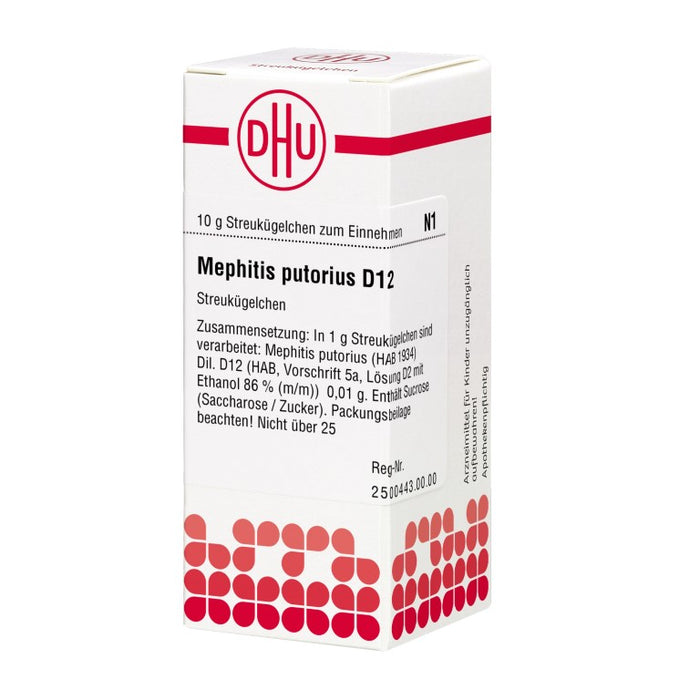 Mephitis putorius D12 DHU Globuli, 10 g Globules