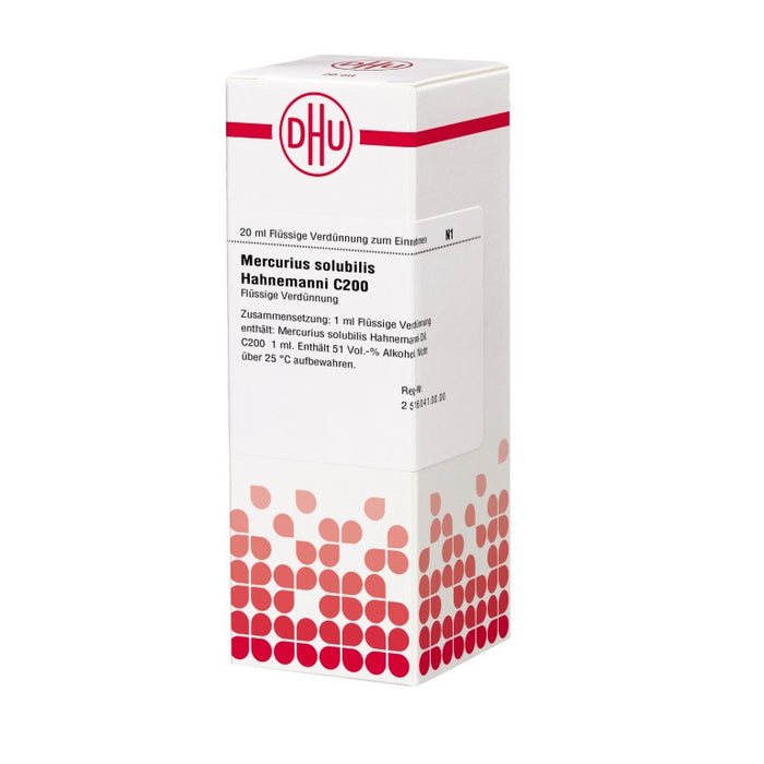 DHU Mercurius solubilis Hahnemanni C200 Dilution, 20 ml Solution