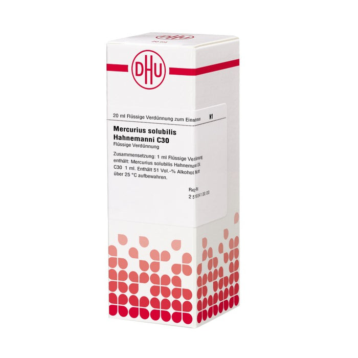 DHU Mercurius solubilis Hahnemanni C30 Dilution, 20 ml Solution