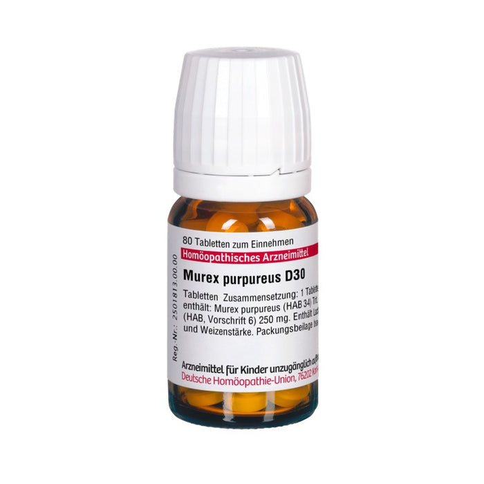 Murex purpureus D30 DHU Tabletten, 80 pc Tablettes