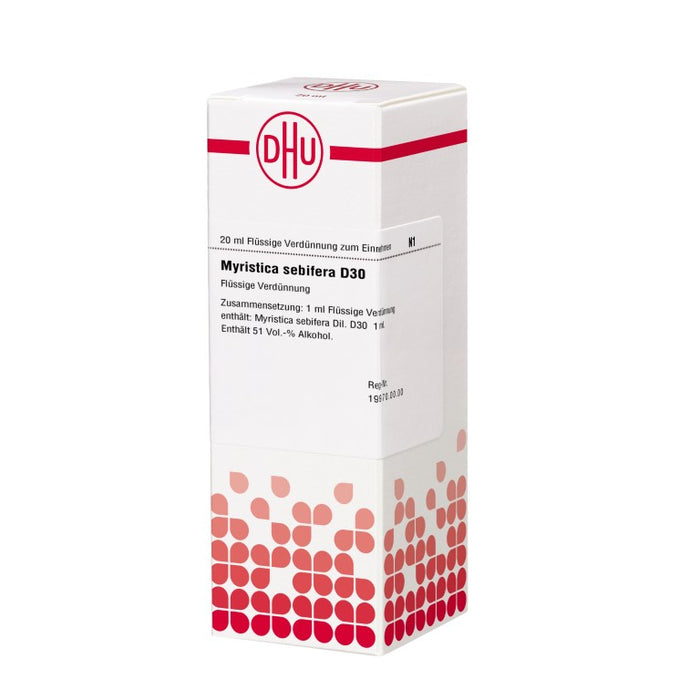 Myristica sebifera D30 DHU Dilution, 20 ml Solution