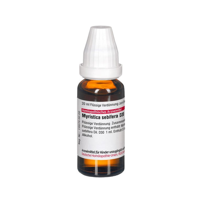Myristica sebifera D30 DHU Dilution, 20 ml Solution