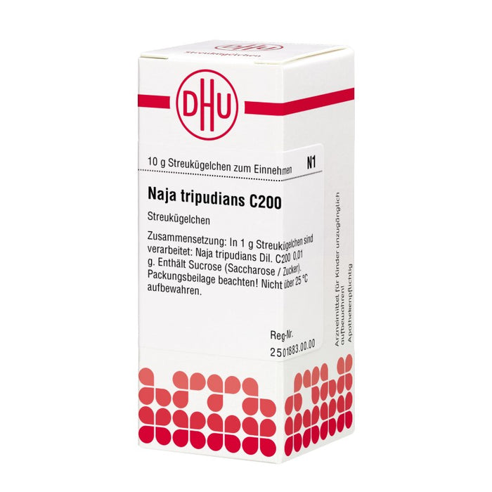 Naja tripudians C200 DHU Globuli, 10 g Globules