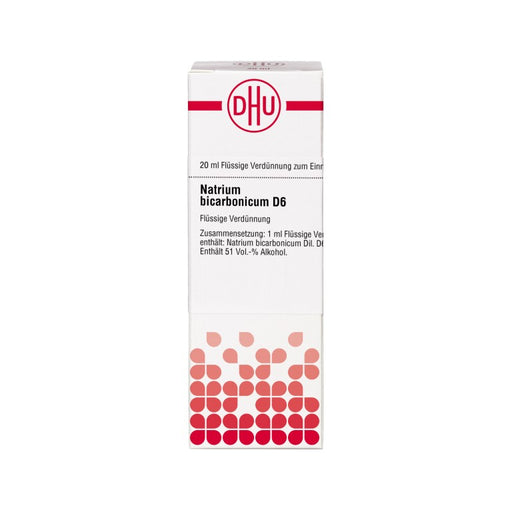 DHU Natrium bicarbonicum D6 Dilution, 20 ml Lösung