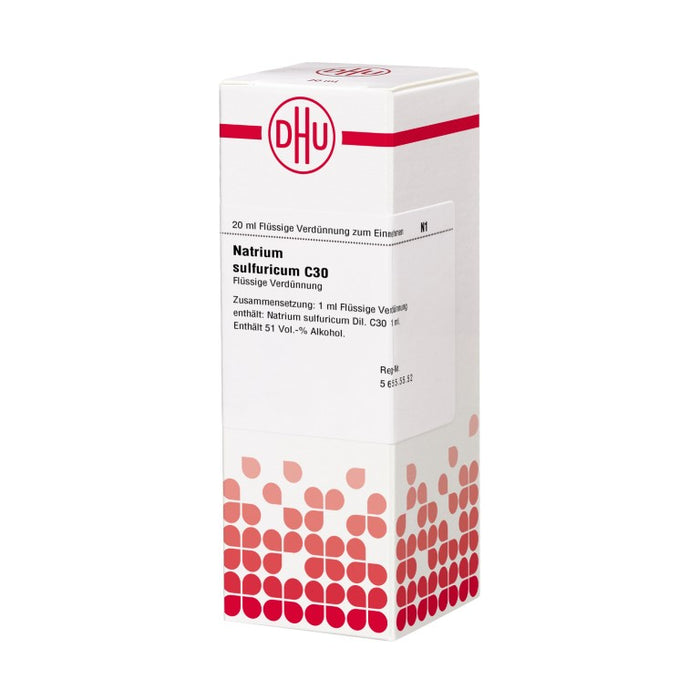 DHU Natrium sulfuricum C30 Dilution, 20 ml Solution