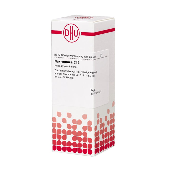 Nux vomica C12 DHU Dilution, 20 ml Solution