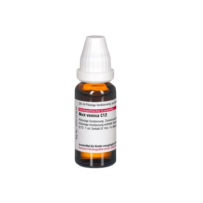 Nux vomica C12 DHU Dilution, 20 ml Solution