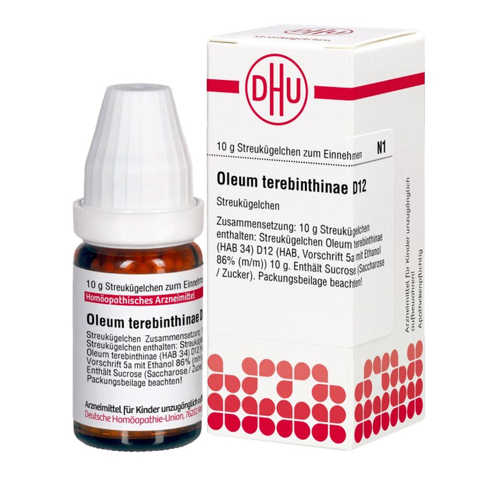 Oleum terebinthinae D12 DHU Globuli, 10 g Globules