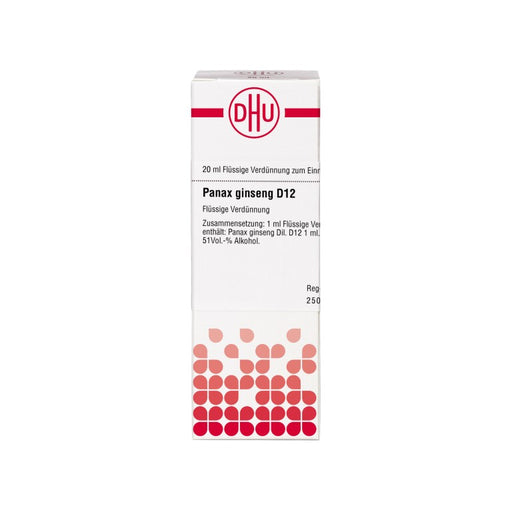 Panax ginseng D12 DHU Dilution, 20 ml Lösung