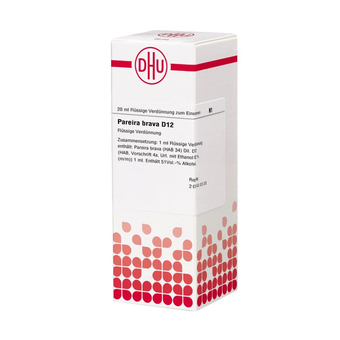 Pareira brava D12 DHU Dilution, 20 ml Solution