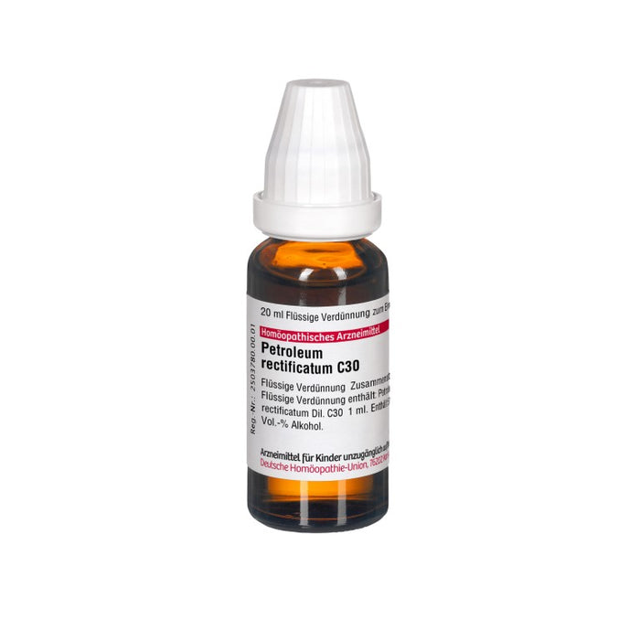 Petroleum rectificatum C30 DHU Dilution, 20 ml Solution
