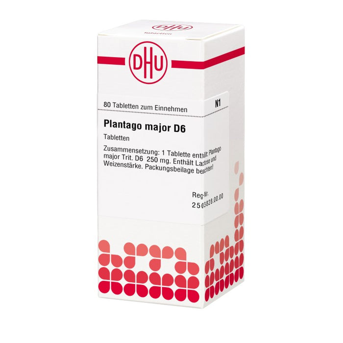 Plantago major D6 DHU Tabletten, 80 pc Tablettes