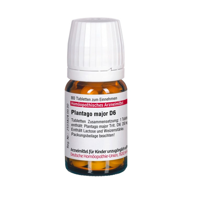 Plantago major D6 DHU Tabletten, 80 pcs. Tablets