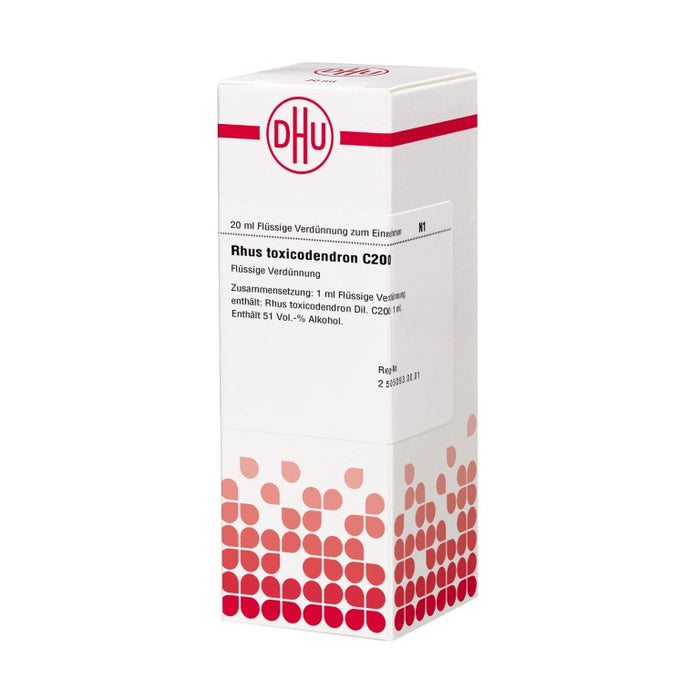 DHU Rhus toxicodendron C200 Dilution, 20 ml Solution