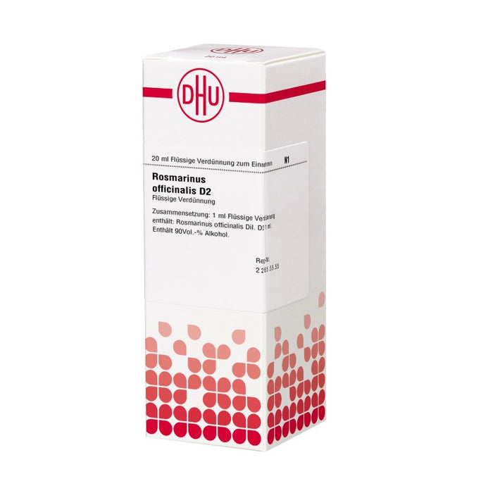 Rosmarinus officinalis D2 DHU Dilution, 20 ml Solution