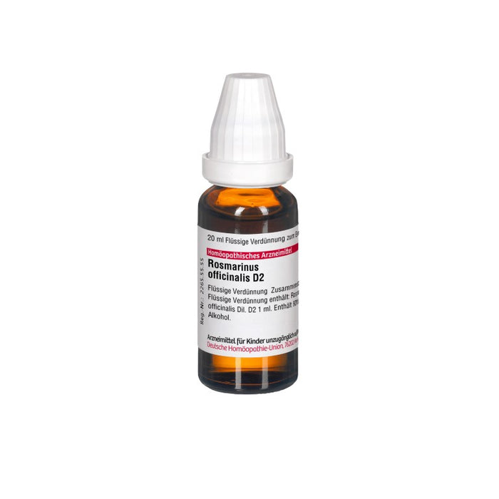 Rosmarinus officinalis D2 DHU Dilution, 20 ml Solution