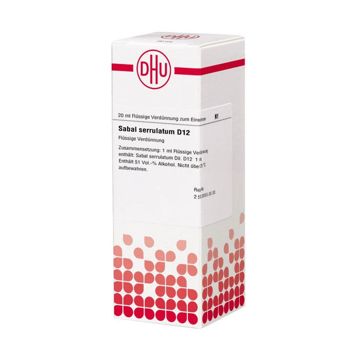 Sabal serrulatum D12 DHU Dilution, 20 ml Solution