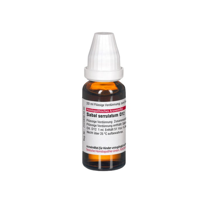 Sabal serrulatum D12 DHU Dilution, 20 ml Solution