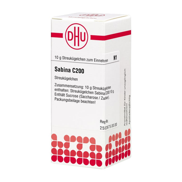 Sabina C200 DHU Globuli, 10 g Globules