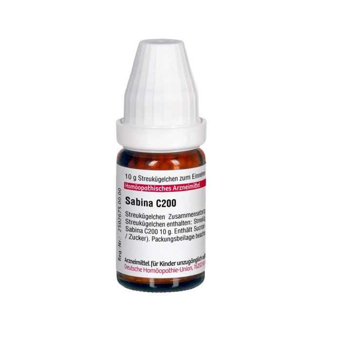Sabina C200 DHU Globuli, 10 g Globules