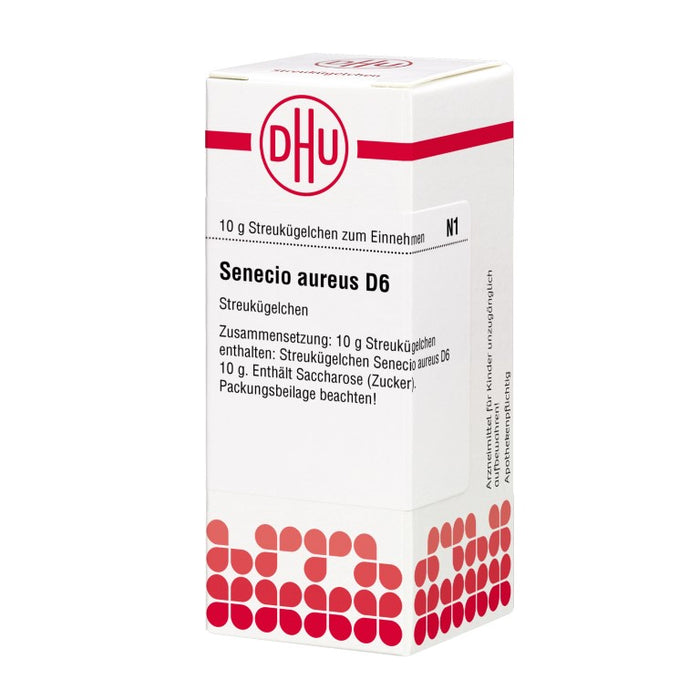 Senecio aureus D6 DHU Globuli, 10 g Globules