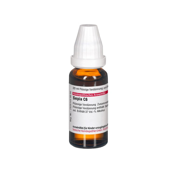 DHU Sepia C6 Dilution, 20 ml Solution