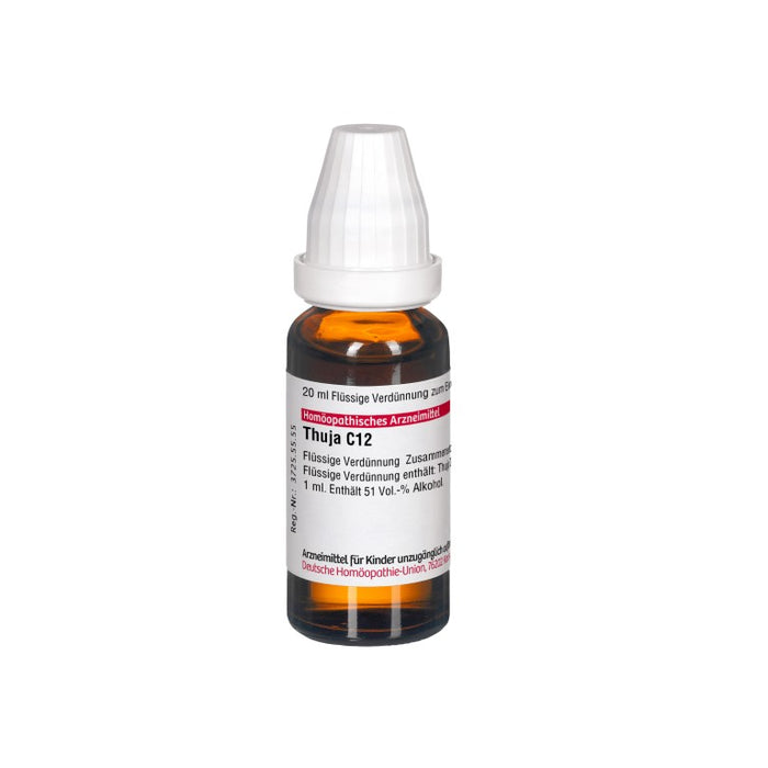 DHU Thuja C12 Dilution, 20 ml Solution