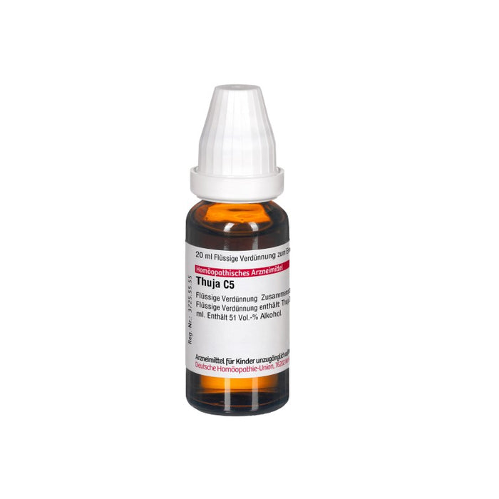 DHU Thuja C5 Dilution, 20 ml Solution