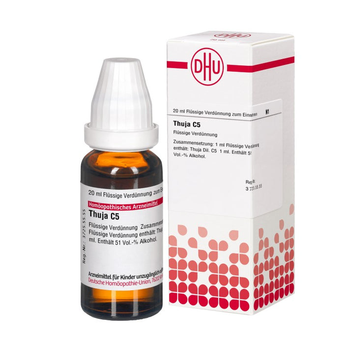 DHU Thuja C5 Dilution, 20 ml Solution