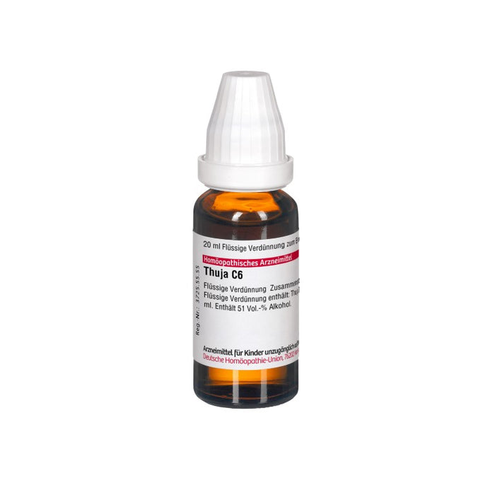 DHU Thuja C6 Dilution, 20 ml Solution