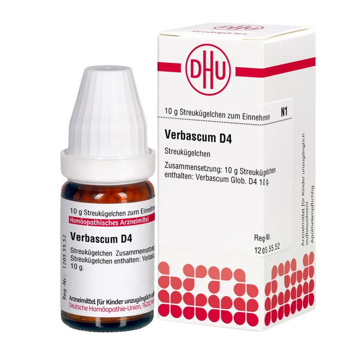 Verbascum D4 DHU Globuli, 10 g Globules