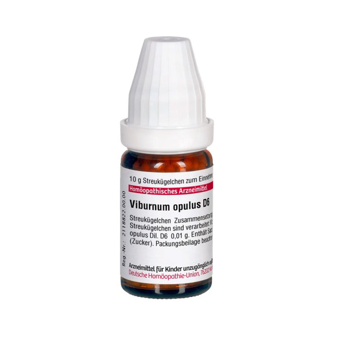 Viburnum opulus D6 DHU Globuli, 10 g Globules